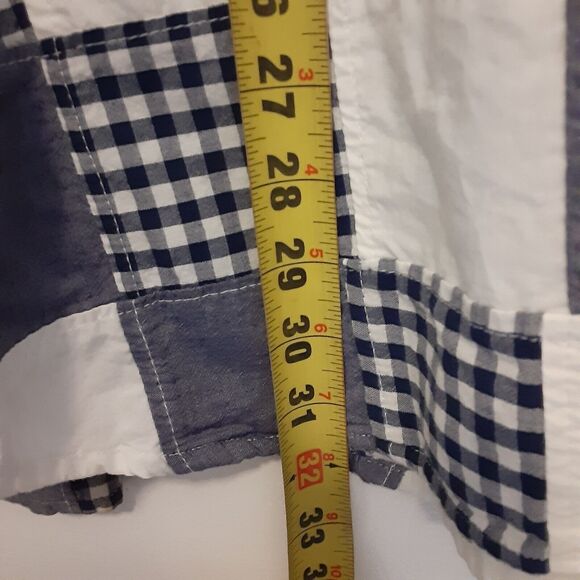 Levi Strauss & Co Shirt Men's XL Long Sleeve Button Up Blue Plaid Quilted Design - Picture 8 of 8